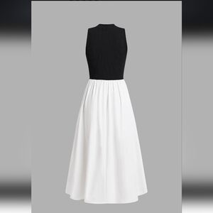 NWT Black And White Maxi Dress